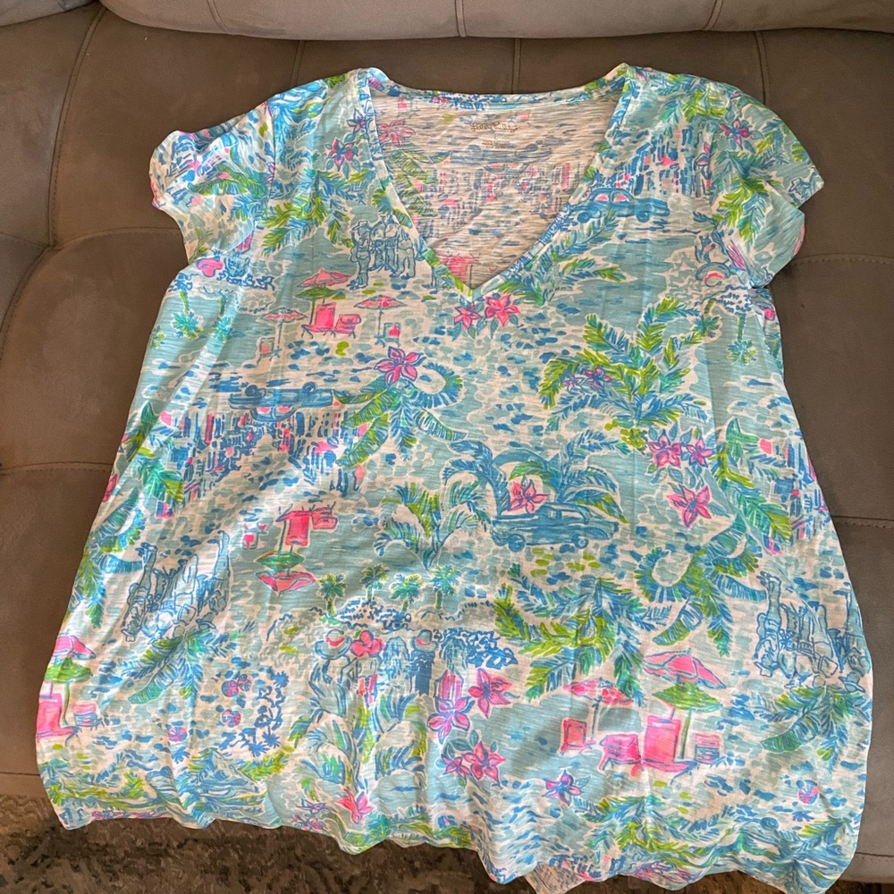 NWOT Lilly Pulitzer toile shirt